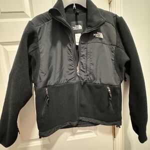 The North Face black size SP Denali zip up fleece jacket sweater